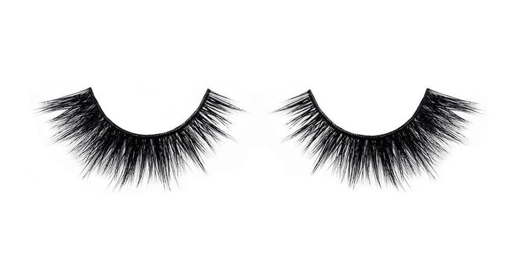 Fluffy faux mink eyelash with flexible cotton band for comfortable wear