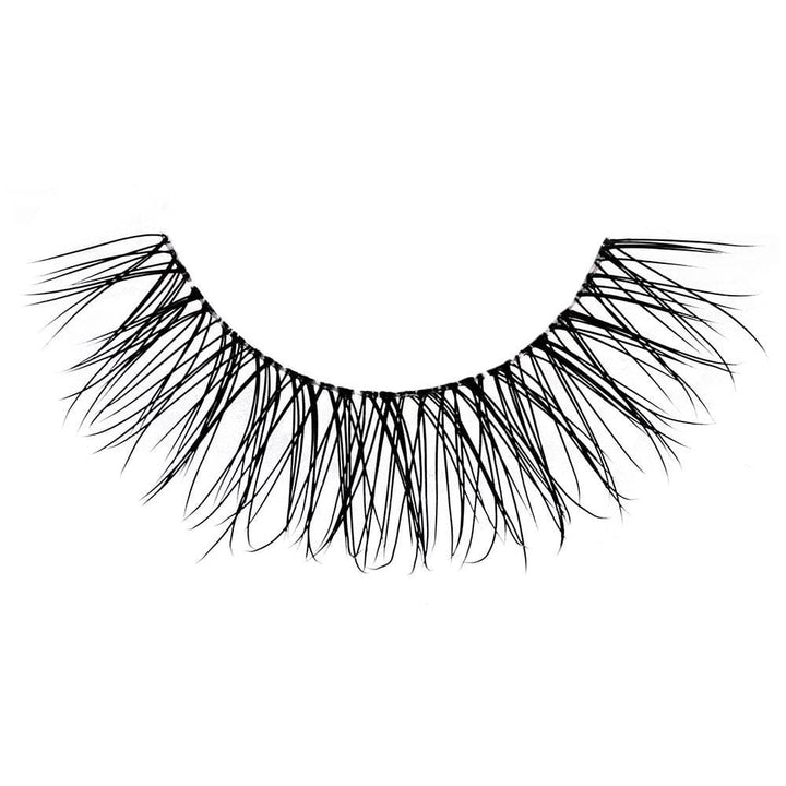 Natural eyelash with clear band 