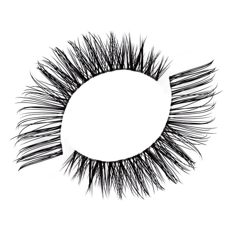 Wispy, natural eyelash with an invisible band