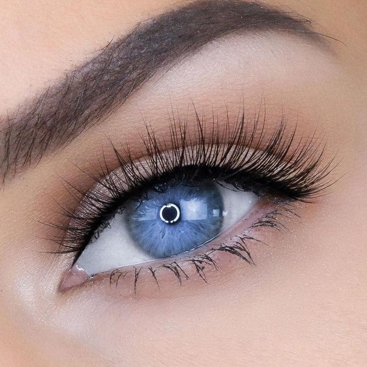 Natural eyelash for small eyes and wearing under glasses