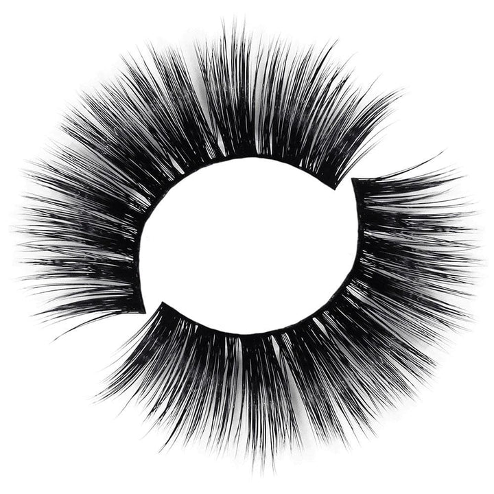 Faux mink cruelty free eyelash with thin comfortable band