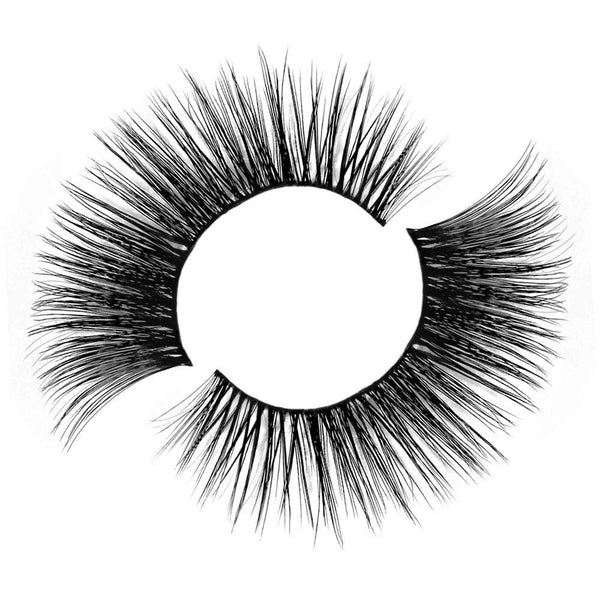 Cruelty free faux mink eyelash with thin, comfortable band