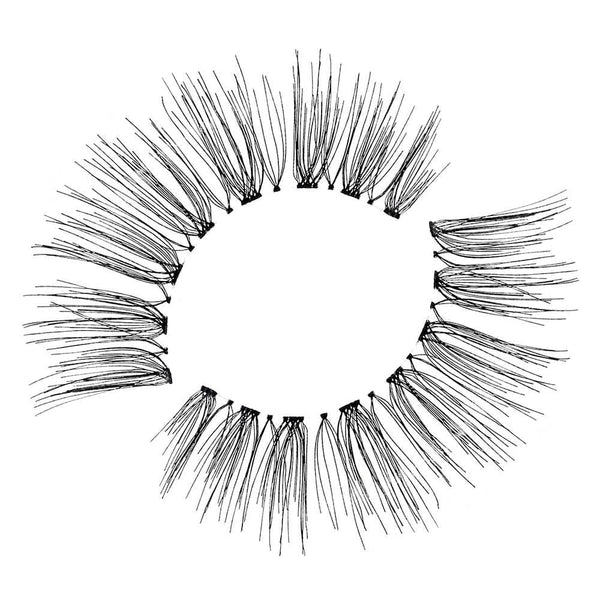 Natural, wispy eyelash with a flexible band