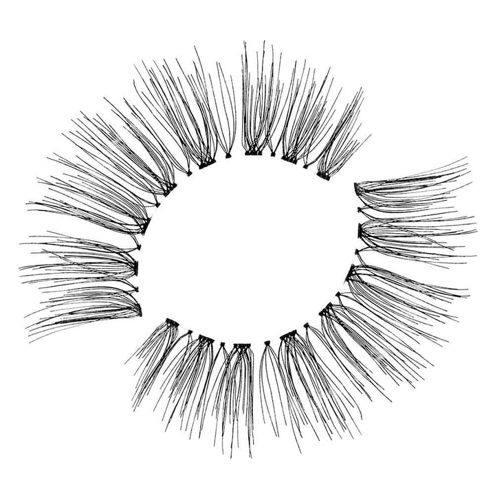 Natural, wispy eyelash with a flexible band