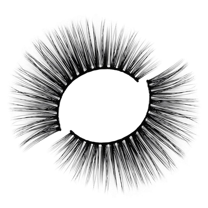 Faux mink cruelty free eyelash with thin comfortable band