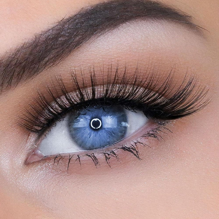 Faux mink cruelty free eyelash with thin comfortable band