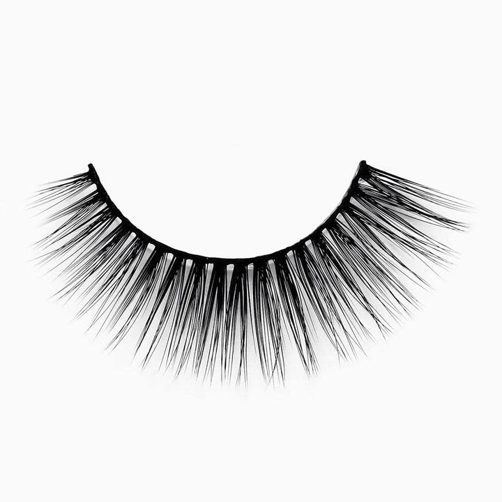 Faux mink cruelty free eyelash with thin comfortable band