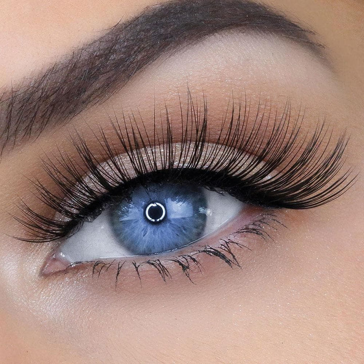 Faux mink cruelty free eyelash with thin comfortable band